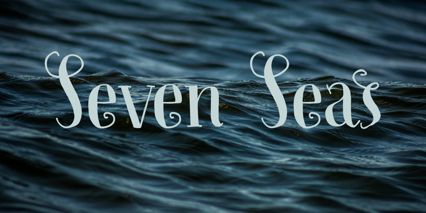 Seven Seas DEMO font